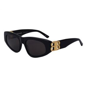 Balenciaga BB0095S001 Siyah Gold Kadın Güneş Gözlüğü