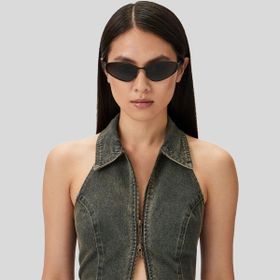 Balenciaga BB0335S 001 Siyah Cat Eye Kadın Güneş Gözlüğü