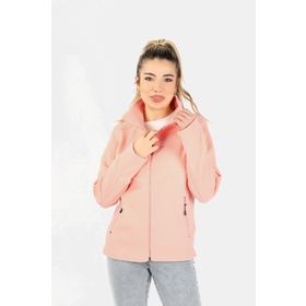 Balins BT/234 Pembe Balıkçı Fermuarlı Kadın Sweatshirt