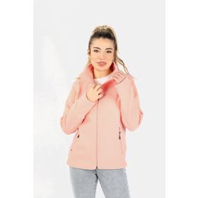 Balins BT/234 Pembe Balıkçı Fermuarlı Kadın Sweatshirt
