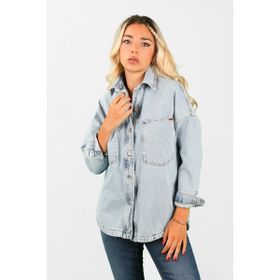 Balins Oversize Effect Kadın Jean Ceket