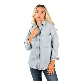 Balins Oversize Effect Kadın Jean Ceket