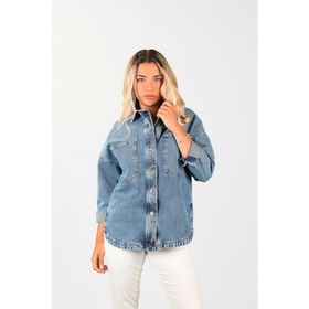Balins Oversize Kadın Jean Ceket