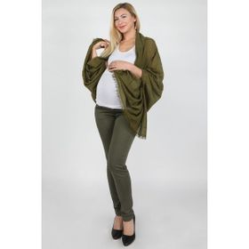 Balins Slim Fit 5 Cepli Micro Ribana Kumaş Haki Renk Hamile Pantolon
