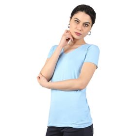 Balins Süprem Kısa Kollu Açık Mavi Kadın T-shirt