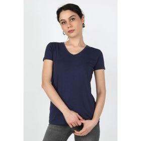 Balins Süprem Kısa Kollu Lacivert Kadın T-shirt