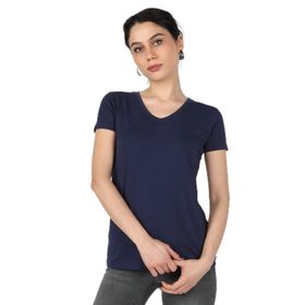 Balins Süprem Kısa Kollu Lacivert Kadın T-shirt