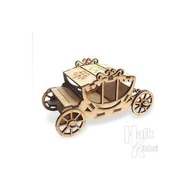 Balkabağı Araba Ahşap Maket