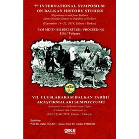 Balkan Tarihi Araştırmaları Cilt: 1 - Abidin Temizer