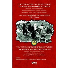 Balkan Tarihi Araştırmaları Cilt: 1 - Zafer Gölen