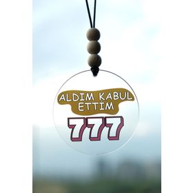 Balkhoon Aldım Kabul Ettim 777 Dikiz Aynası Süsü