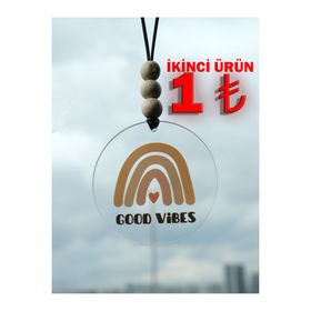 Balkhoon Good Vibes Bohem Gökkuşağı Dikiz Aynası Süsü