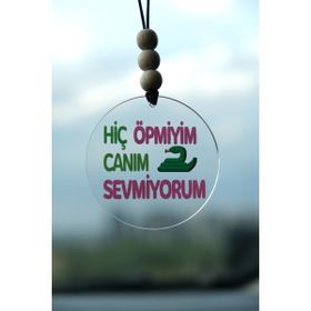 Balkhoon Hiç Öpmiyim Canım Yılan Sevmiyorum Dikiz Aynası Süsü