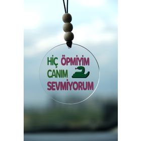 Balkhoon Hiç Öpmiyim Canım Yılan Sevmiyorum Dikiz Aynası Süsü