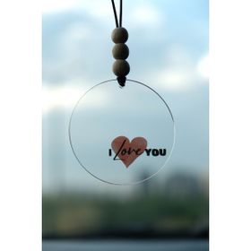 Balkhoon I Love You Minimalist Dikiz Aynası Süsü