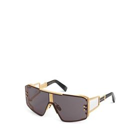 Balmain Le Masque BPS-146A Altın Rengi Asetat Titanyum Unisex Güneş Gözlüğü