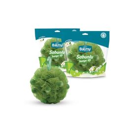 Balmy 2'li Zeytin Çiçeği Sabunlu Banyo Lifi