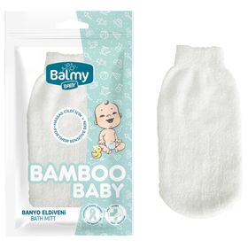 Balmy Mavi Baby Bambu Bebek Banyo Eldiveni