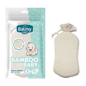 Balmy Mavi Baby Bambu Bebek Banyo Eldiveni