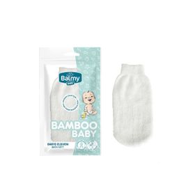 Balmy Mavi Baby Bambu Bebek Banyo Eldiveni