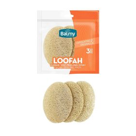 Balmy Naturel Loofah Yüz 3'lü Peeling Disk