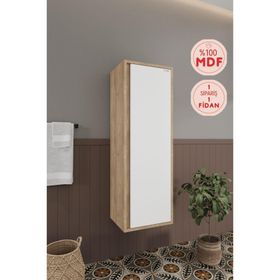Balneom Gül 120 cm Banyo Boy Dolabı