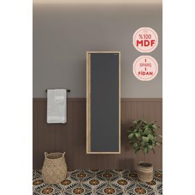 Balneom Gül 120 cm Banyo Boy Dolabı