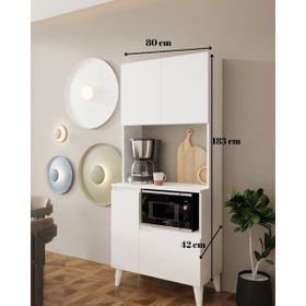 Balneom Moda 80 cm MDF Kahve Köşesi