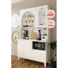 Balneom Pera 120 cm MDF Kahve Köşesi