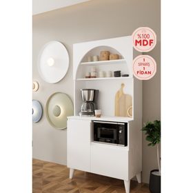 Balneom Pera 90 cm MDF Kahve Köşesi
