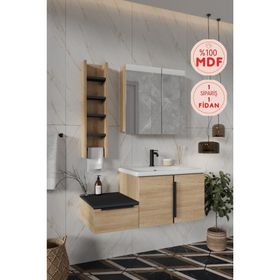 Balneom Zakkum 100 cm Banyo Dolabı ve Rafı