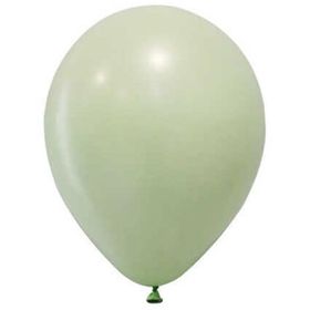 Balon Evi 12 inç Baskı Makaron Yeşil 100'lü Balon