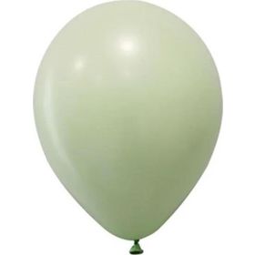 Balon Evi 12 inç Baskı Makaron Yeşil 100'lü Balon