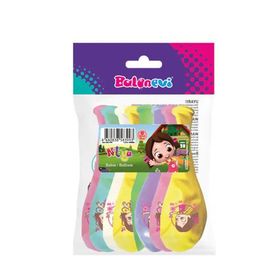 Balon Evi 4+1 Niloya Baskılı 12 inç 8'li Balon