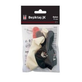 Balon Evi Beşiktaş Poşet İçi 6'lı Balon
