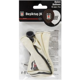 Balon Evi Beşiktaş Poşet İçi 6'lı Balon