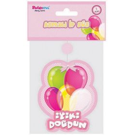 Balon Evi BLN/5834 İyi Ki Doğdun Asmalı İp Süs Pembe