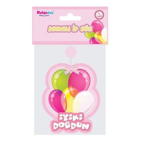 Balon Evi BLN/5834 İyi Ki Doğdun Asmalı İp Süs Pembe