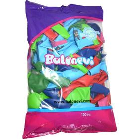 Balon Evi LPJ3943 Pjmasks 100'lü Paket 12 Baskılı Pastel Balon