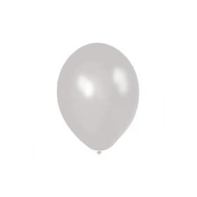 Balon Evi Metalik Beyaz 12 inç 100'lü Balon