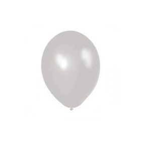 Balon Evi Metalik Beyaz 12 inç 100'lü Balon