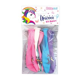 Balon Evi Unicorn Poşet İçi 6'lı Balon