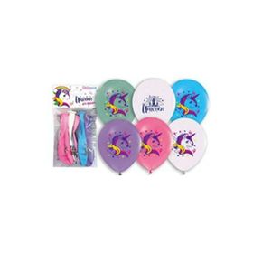 Balon Evi Unicorn Poşet İçi 6'lı Balon