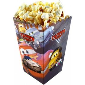 Baloncu Party Dünyası Cars 10 Adet Popcorn Kutusu