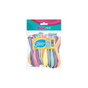 Balonevi 25'li Karışık 12 inç Makaron Balon