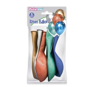 Balonevi 5'li Krom Balon