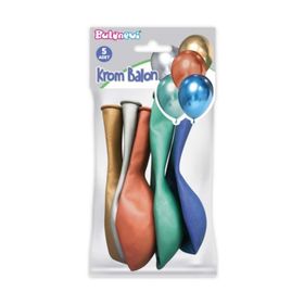 Balonevi 5'li Krom Balon