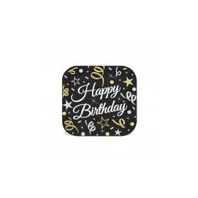 Balonevi BMP1020THB7156 Sparkling Confetti 8 Li 1 Paket 8 Adet Kare Tabak