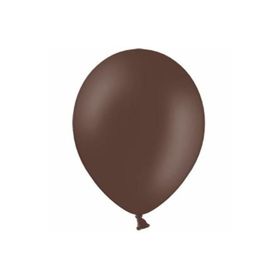 Balonevi Düz Kahverengi 12 inç 10 Adet Balon