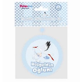 Balonevi Hoşgeldin Oğlum Asmalı İp Süs